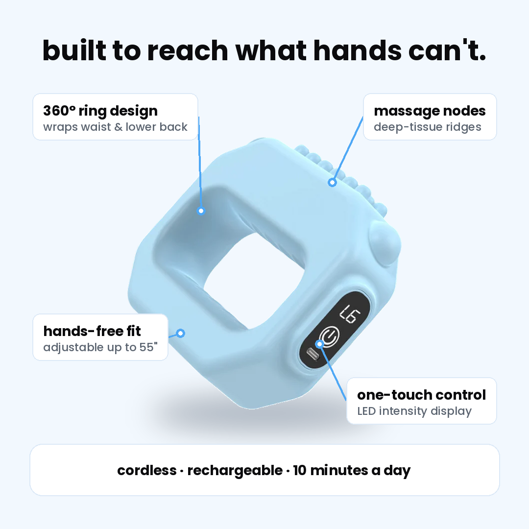 KnotFix Ring™ - Cordless Waist & Back Massager
